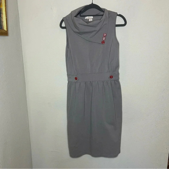 Matilda Jane Dresses & Skirts - Matilda Jane Gray Cowl Neck Dress Size Medium